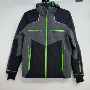 Killtec Size S Insulated Ski Jacket Anthracite Black Waterproof Insulated
